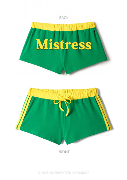 Mistress Y2K Drawstring Mini Shorts Cherrykitten
