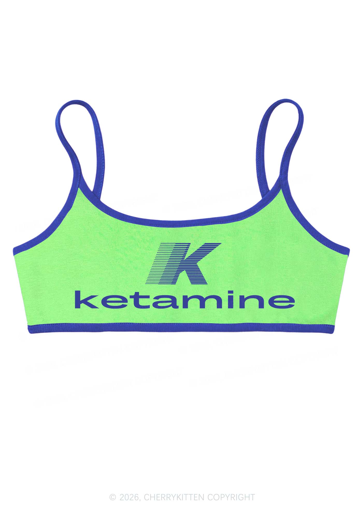 Big K Ketamxxe Y2K Super Crop Cami Cherrykitten