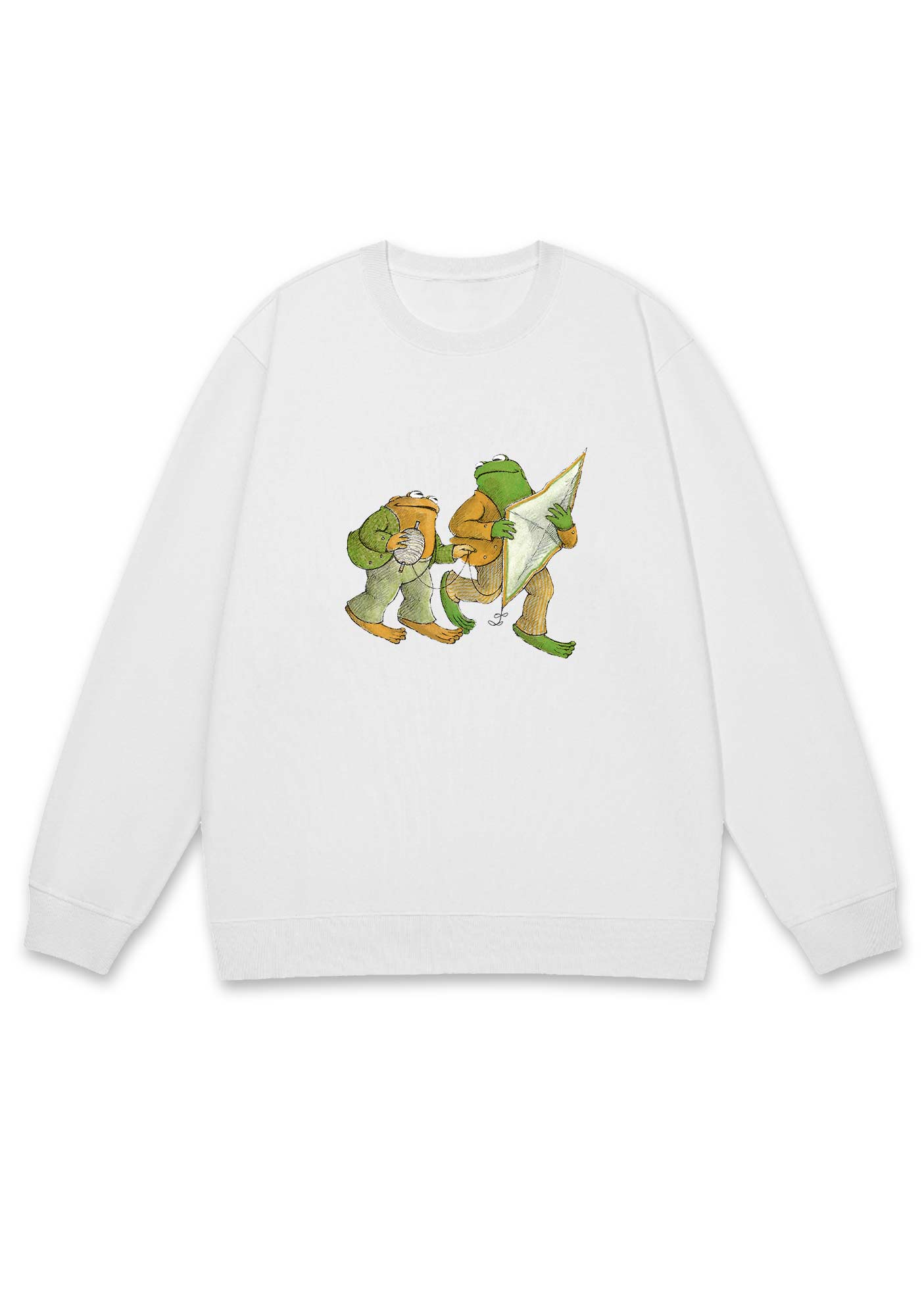 Frog Flying The Kite Y2K Sweatshirt