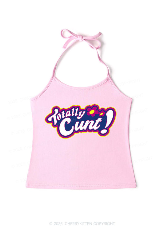Totally Cxxt Y2K Halter Neck Cami Cherrykitten