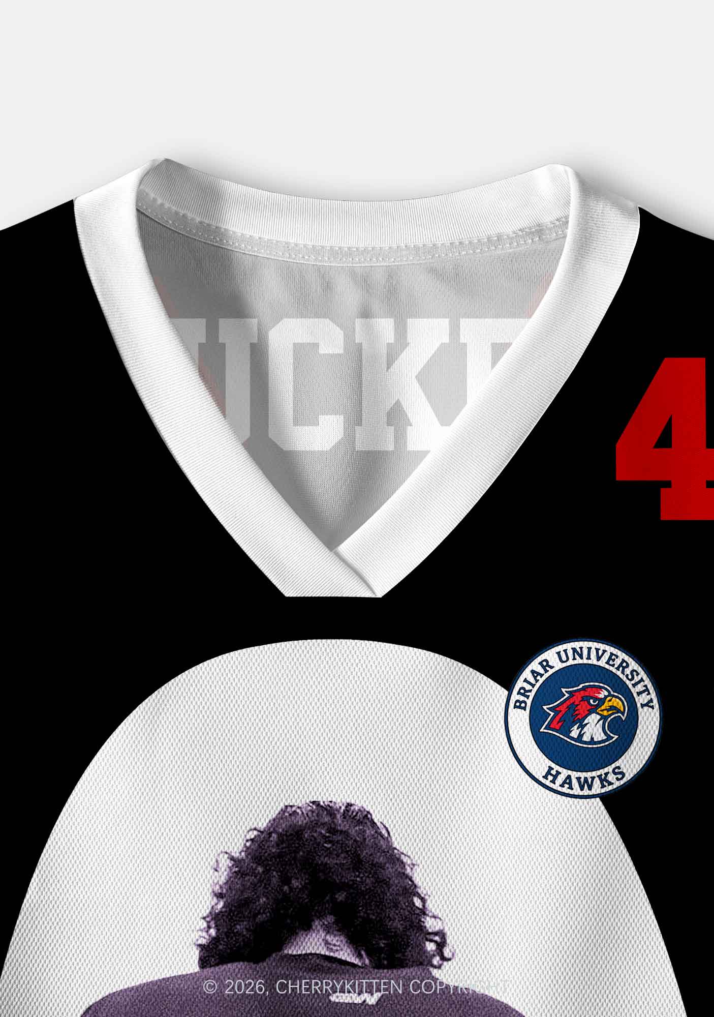 Hockey Player JT Y2K Crop Sport Jersey Shirts Cherrykitten