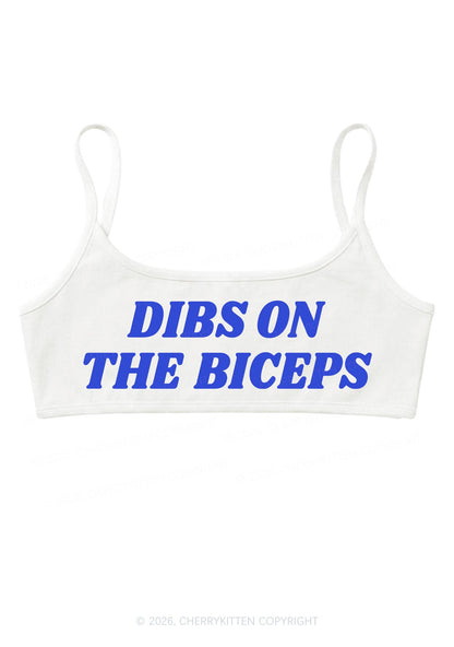 Dibs On The Biceps Y2K Super Crop Cami Cherrykitten