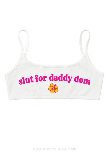 Slxt For Daddy Dom Y2K Super Crop Cami Cherrykitten