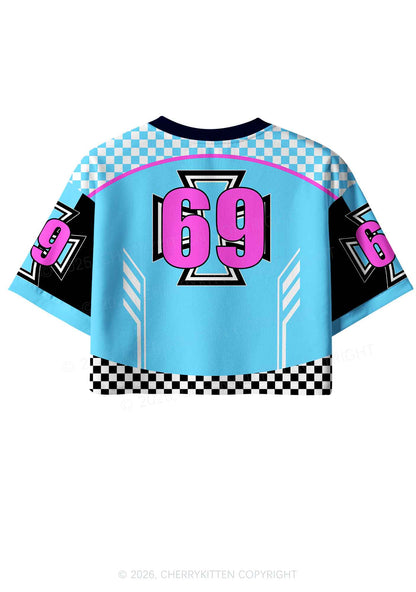 Gods Favorite Fag Pride Y2K Crop Sport Jersey Shirts Cherrykitten