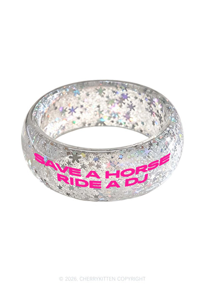Ride A Dj Y2K Cuff Bangle Cherrykitten