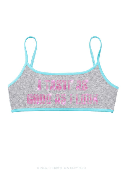 Rhinestone Taste Good Y2K Super Crop Cami Cherrykitten