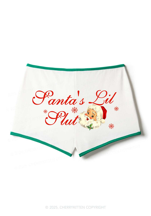 Santas Lil Slxt Christmas Y2K Booty Shorts Cherrykitten