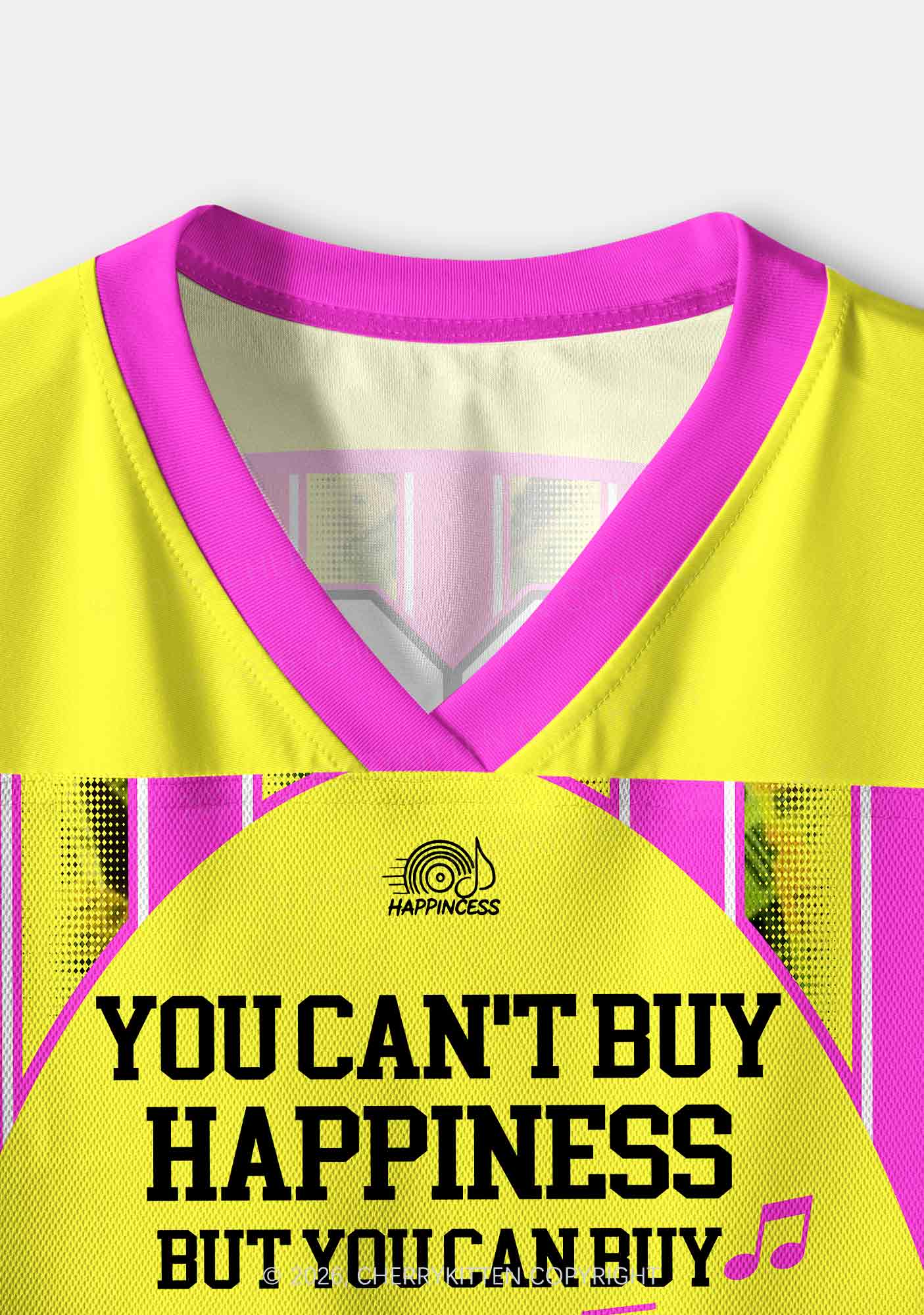 Rave Tickets Y2K Crop Sport Jersey Shirts Cherrykitten