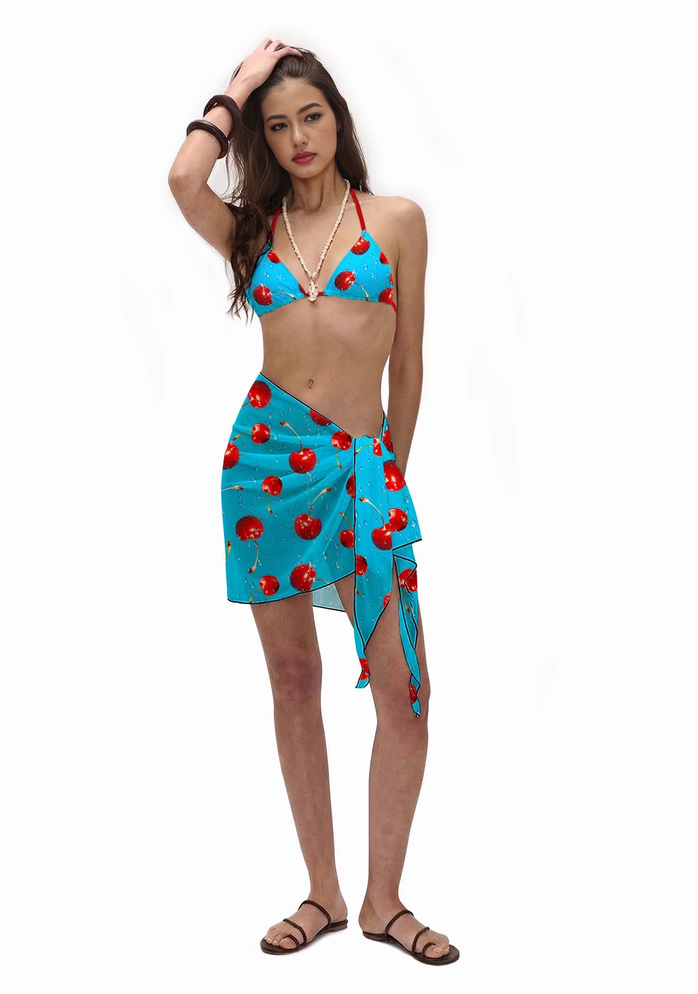 Fresh Cherry Y2K Print Bikini Set Cherrykitten