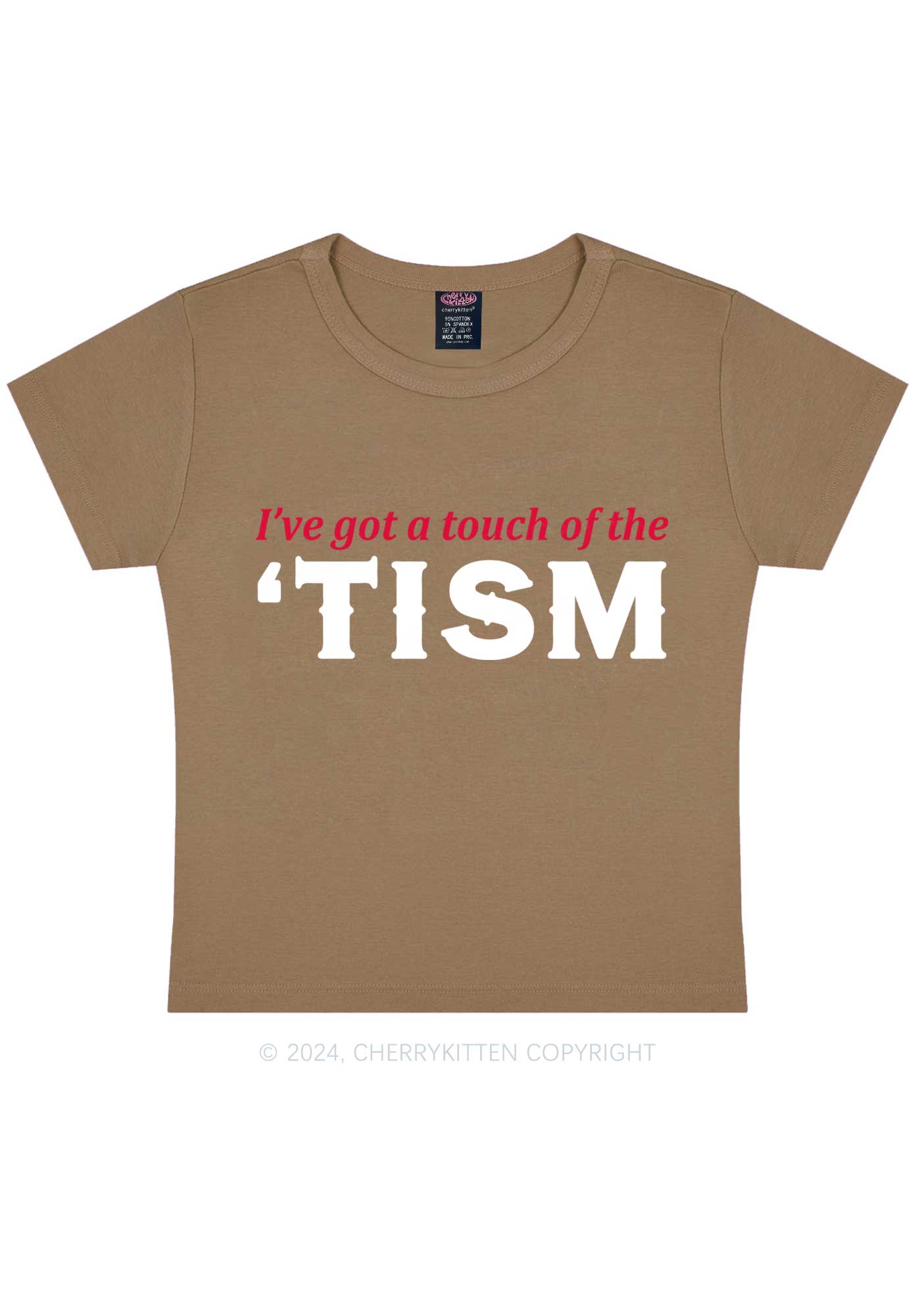 Got A Touch Of TISM Y2K Baby Tee Cherrykitten