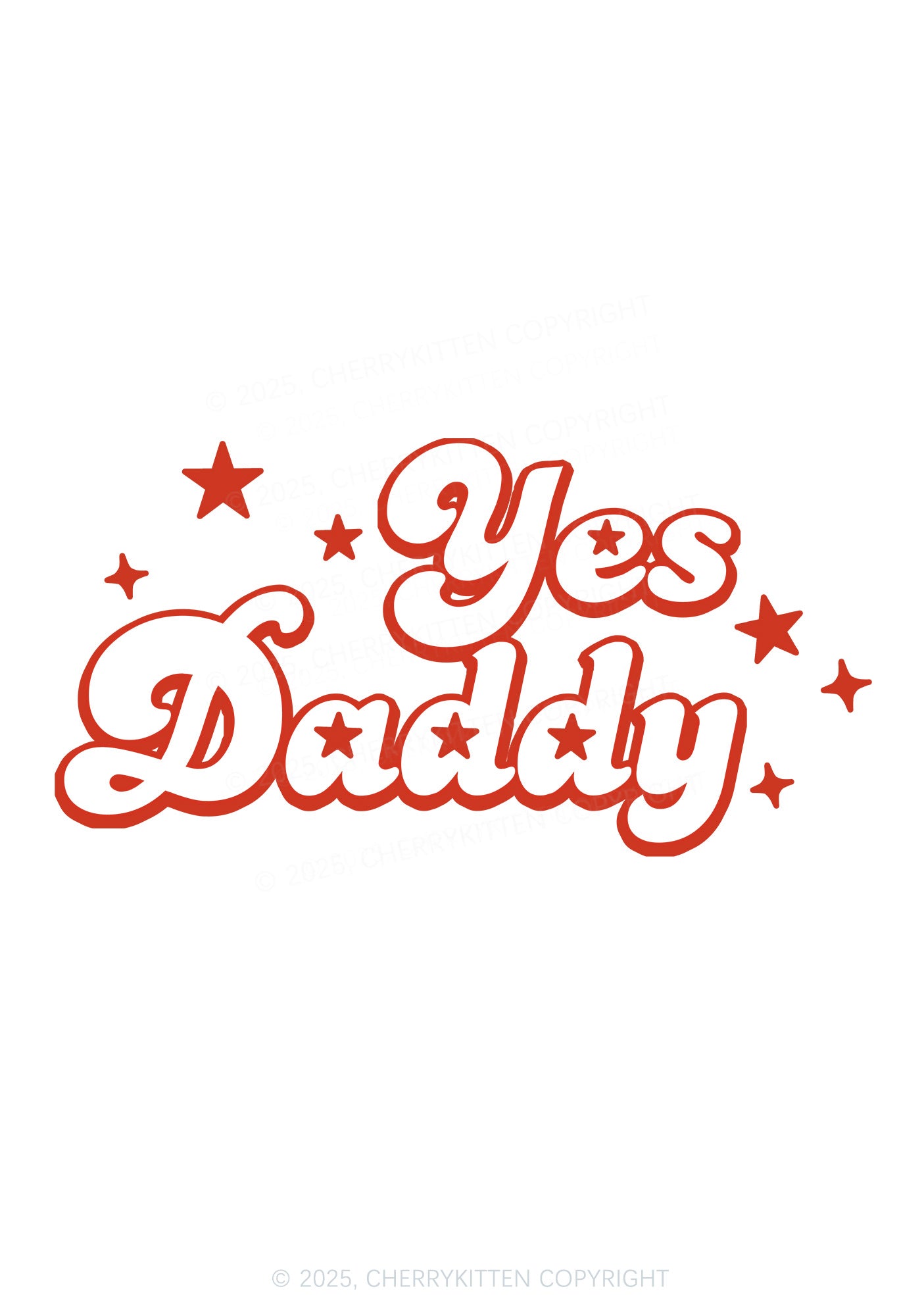 Yes Daddy Star Y2K Bikini String Thong Cherrykitten