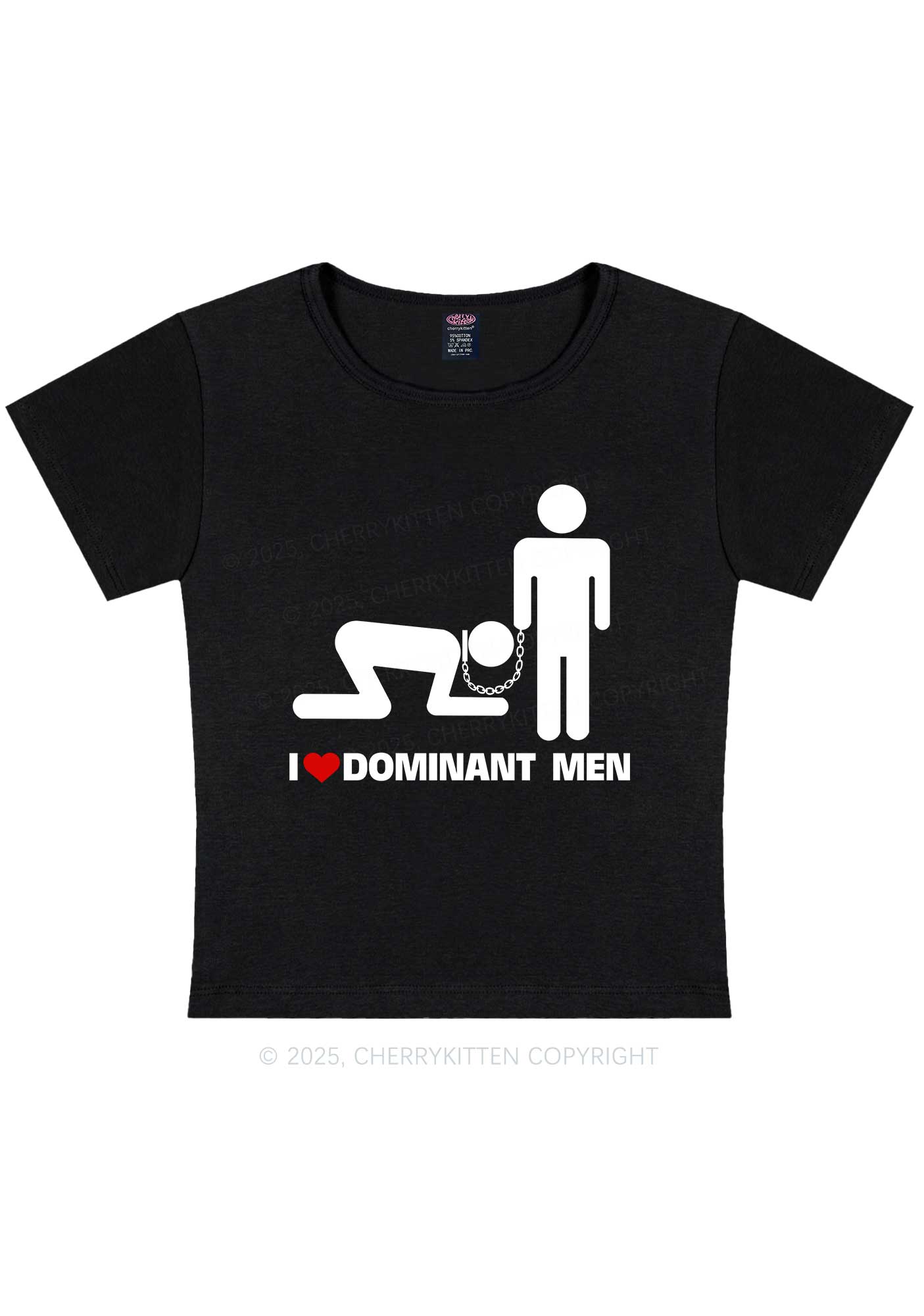 Love D Men Pride Y2K Baby Tee Cherrykitten