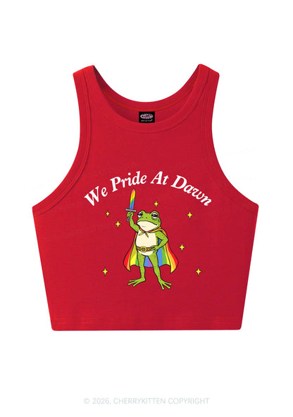 We Pride At Dawn Y2K Crop Tank Top Cherrykitten