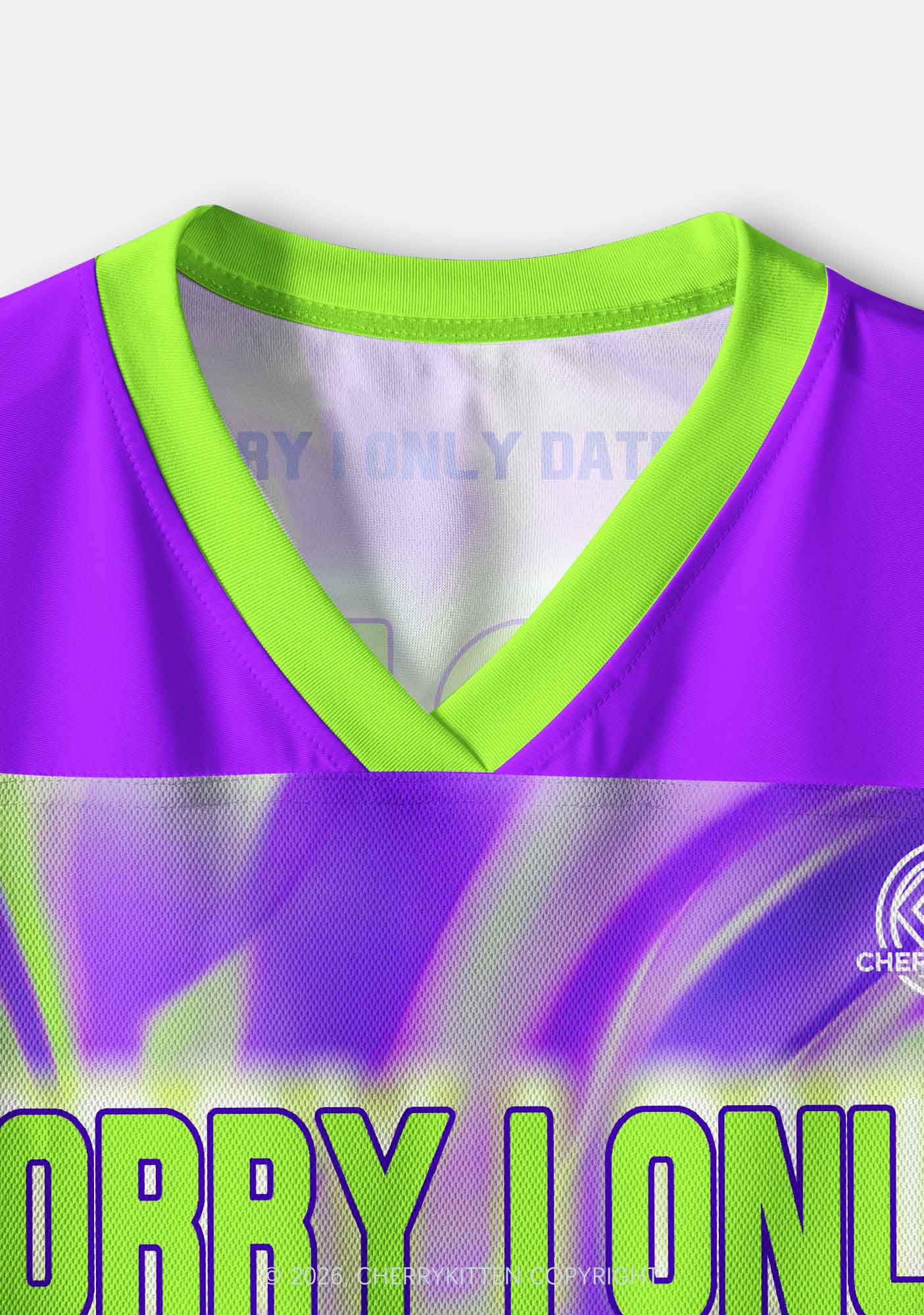 Sorry I Only Date DJ Y2K Crop Sport Jersey Shirts Cherrykitten