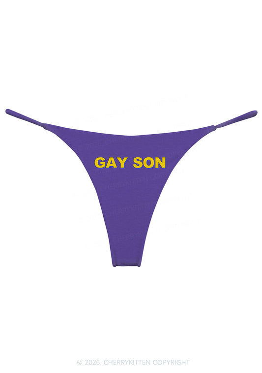 Gay Son Pride Y2K Bikini String Thong Cherrykitten