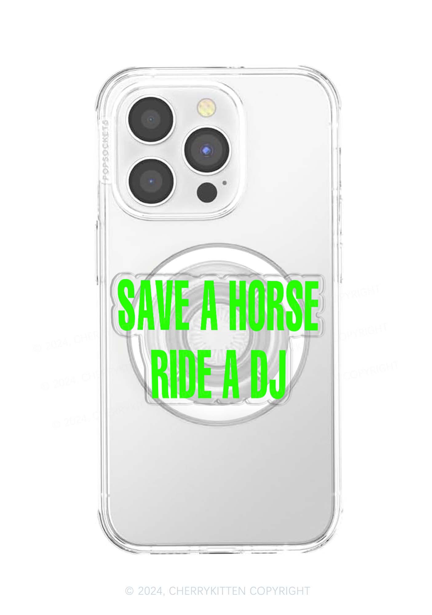 Ride A DJ Y2K Magnetic Phone Grip Holder Cherrykitten