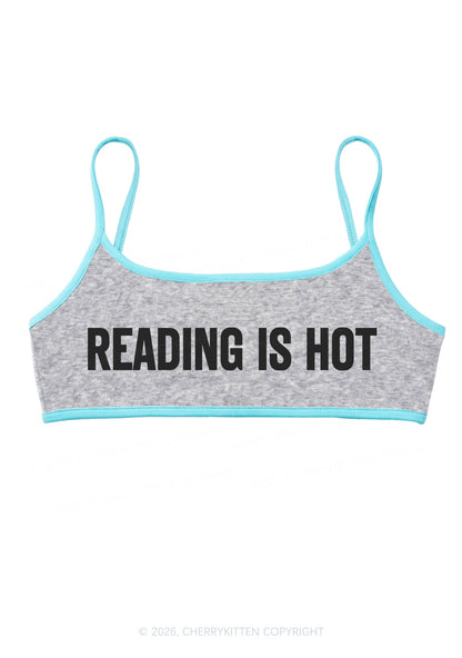 Reading Is Hot Y2K Super Crop Cami Cherrykitten