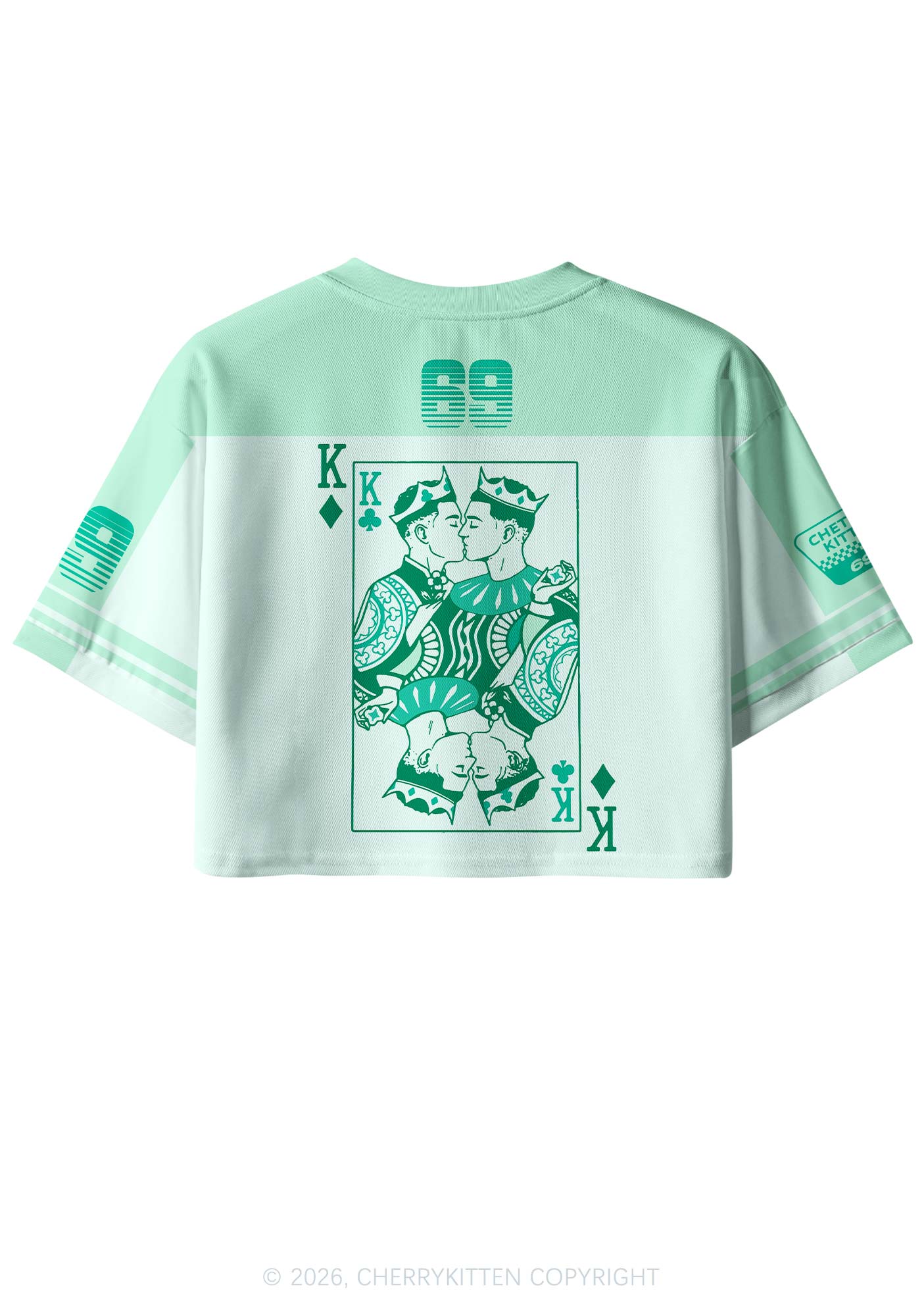 Gay King Pride Y2K Crop Sport Jersey Shirts Cherrykitten
