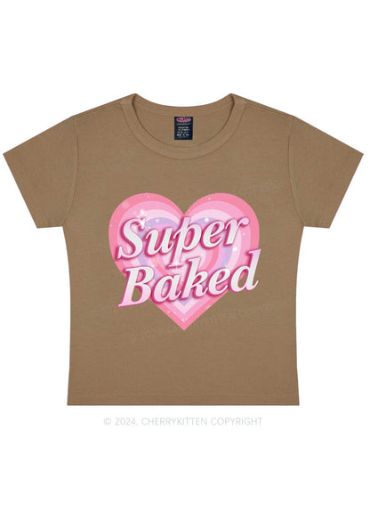 Super Baked Y2K Baby Tee Cherrykitten
