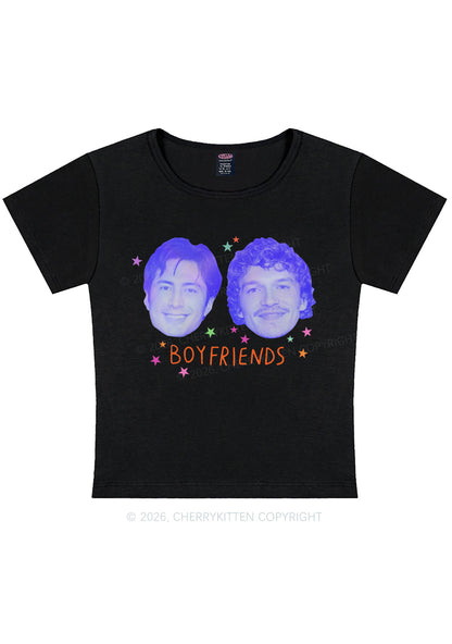 Neon Boyfriends Photo HR Y2K Baby Tee Cherrykitten