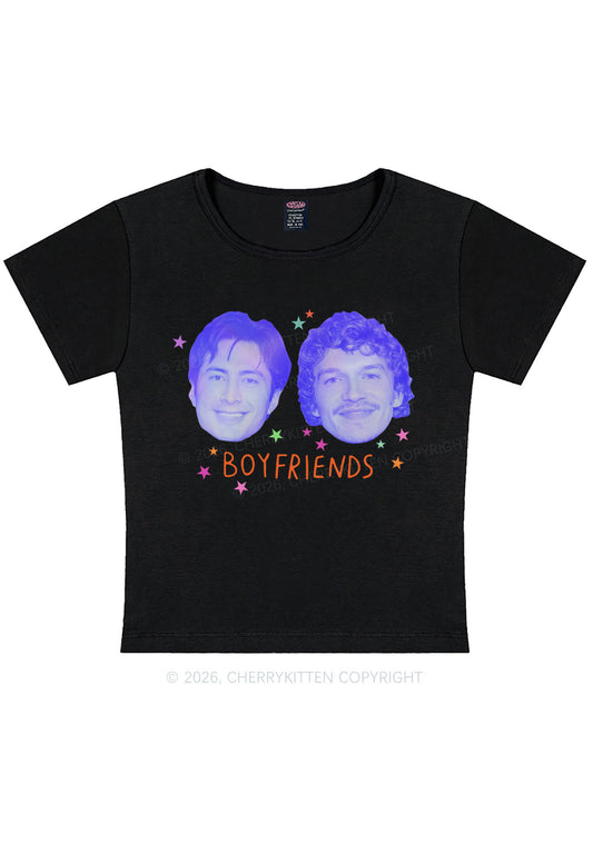Neon Boyfriends Photo HR Y2K Baby Tee Cherrykitten