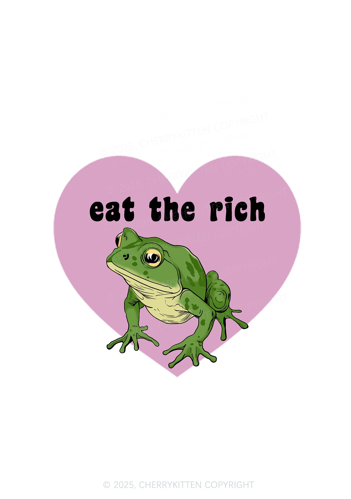 Eat The Rich Frog Y2K Bikini String Thong Cherrykitten