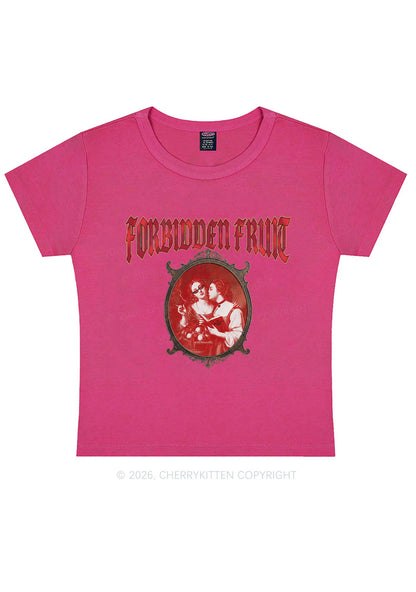 Forbidden Fruit Pride Y2K Baby Tee Cherrykitten