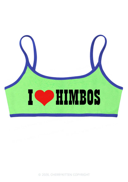 I Love Himbos Y2K Super Crop Cami Cherrykitten