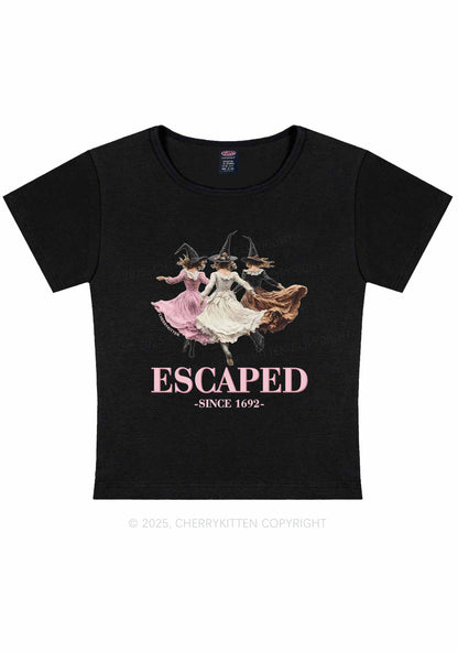 Halloween Escaped Skirts Witches Y2K Baby Tee Cherrykitten