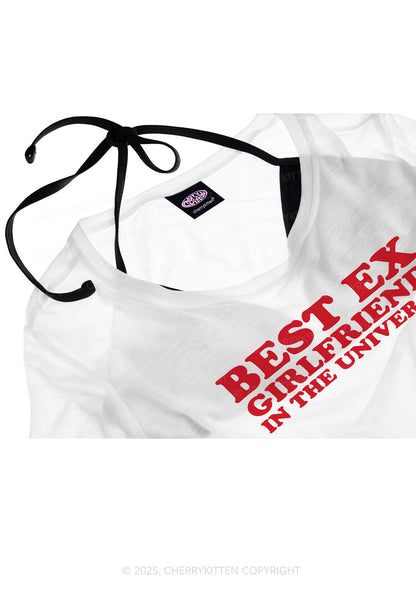 Universe Best Ex Girlfriend Y2K Sheer Crop Tee Cherrykitten