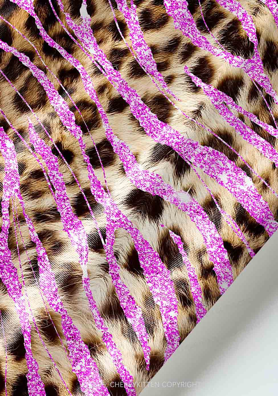 Sparkle Pink Leopard Y2K Pet Tank Top Cherrykitten