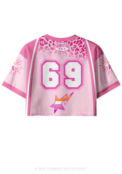 Lesbian Heart Cxxt Pride Y2K Crop Sport Jersey Shirts Cherrykitten