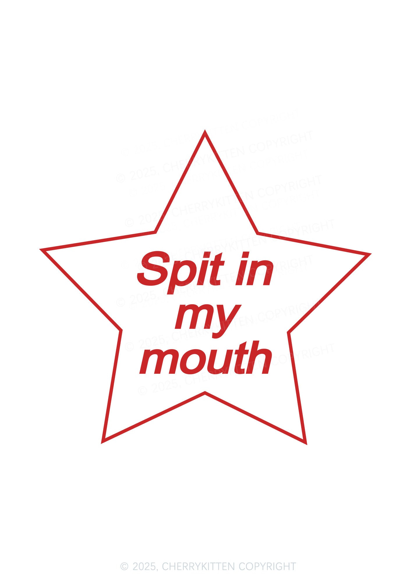 Spit In My Mouth Y2K Bikini String Thong Cherrykitten