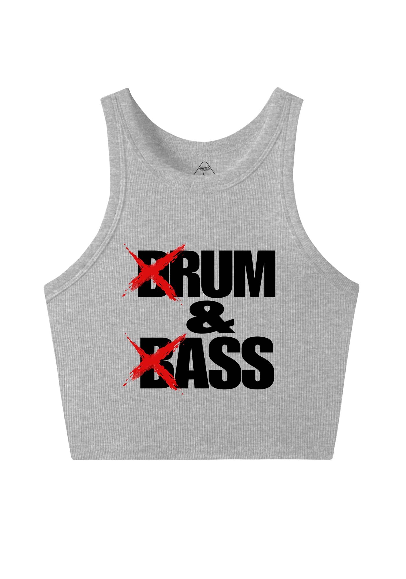DnB Graffiti Y2K Crop Tank Top Cherrykitten