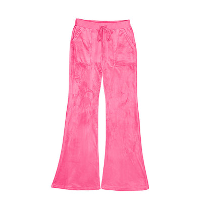 Vintage Velvet Casual Tracksuit Set Cherrykitten