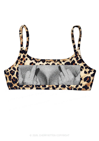 Middle Finger Bxxbs Y2K Super Crop Cami Cherrykitten
