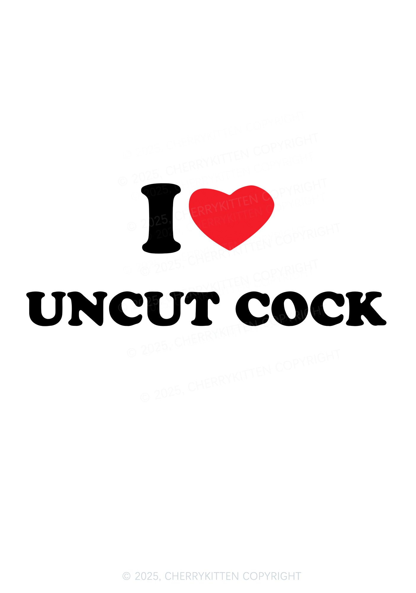 I Love Uncut Cxck Y2K Bikini String Thong Cherrykitten