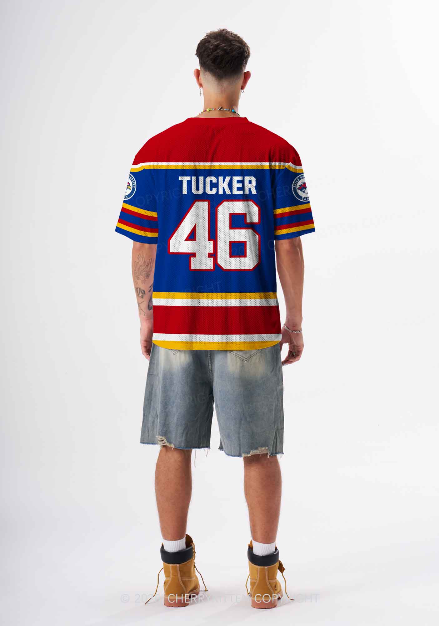 I Love Four Hockey Boys JT Y2K Sport Jersey Shirts Cherrykitten