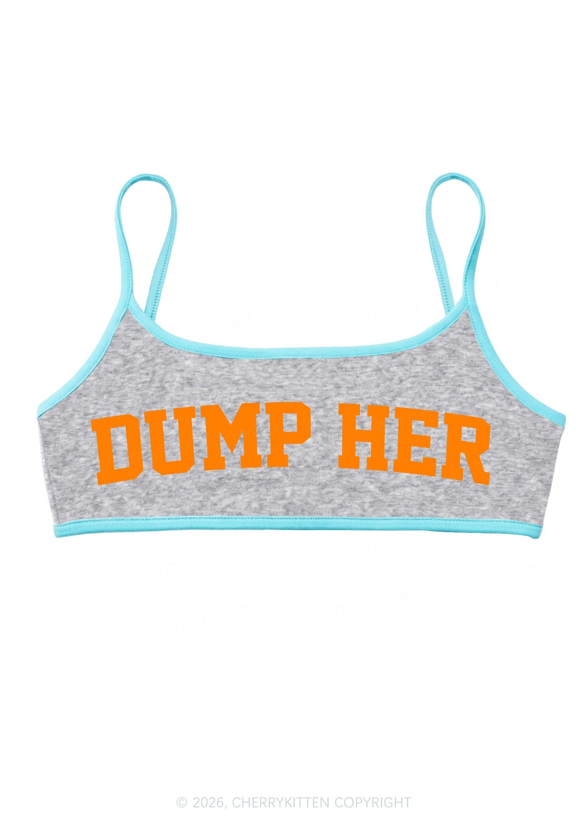 Dump Her Y2K Super Crop Cami Cherrykitten