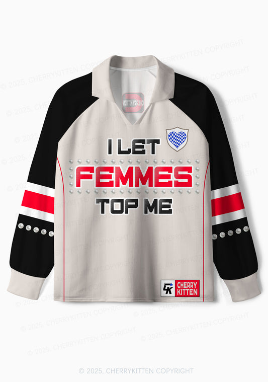 Femmes Top Me Pride Y2K Sport Long Sleeve Jersey Shirts Cherrykitten