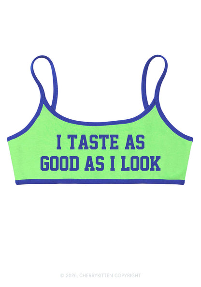 I Taste As Good As I Look Y2K Super Crop Cami Cherrykitten