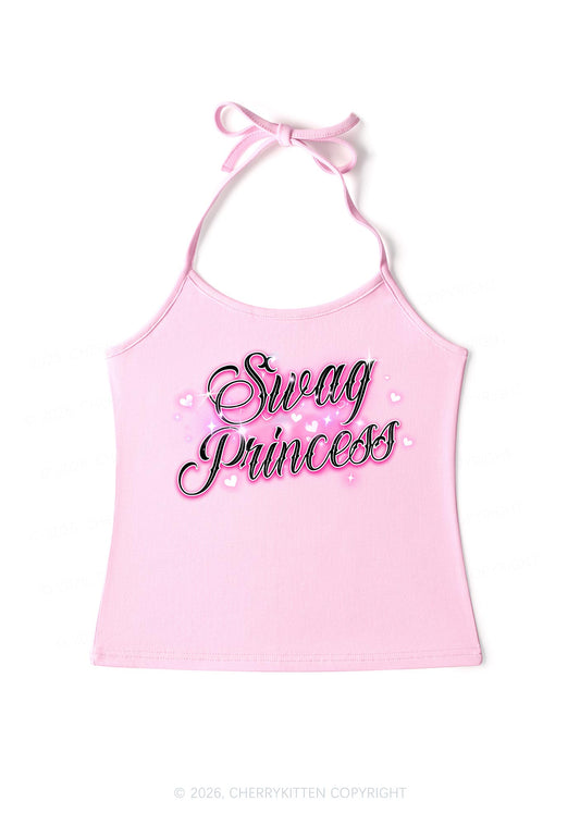 Swag Princess Y2K Halter Neck Cami Cherrykitten