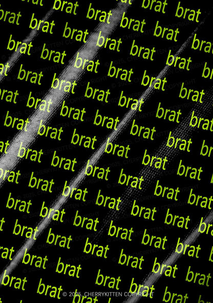 Green Brat Y2K Pet Tank Top Cherrykitten