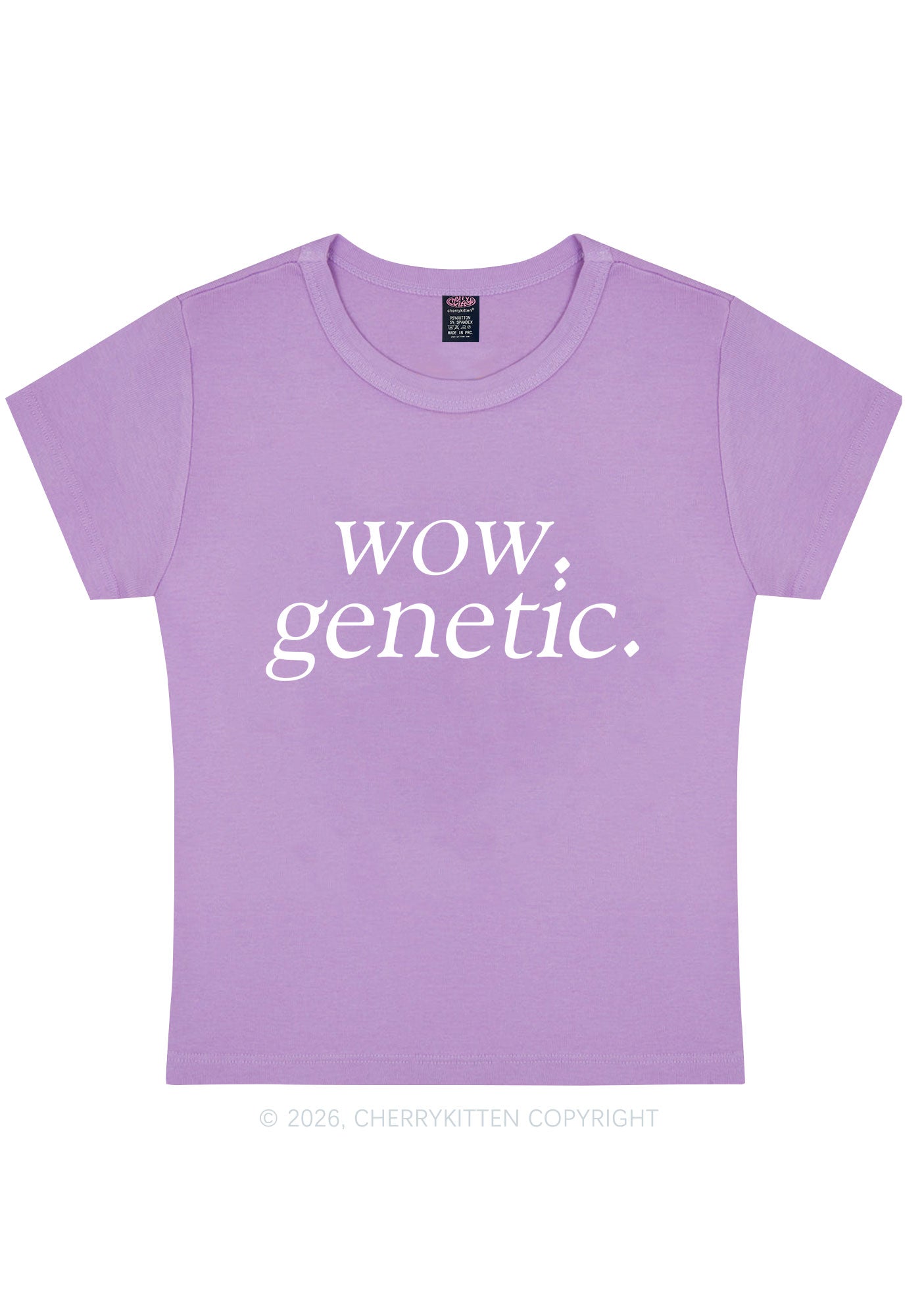 Wow Genetic HR Y2K Baby Tee Cherrykitten