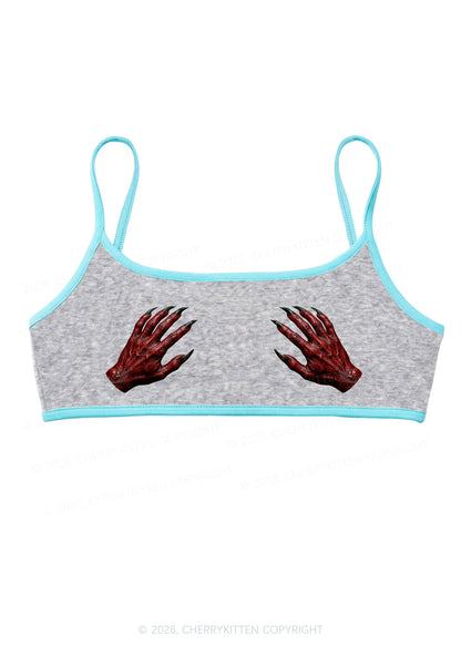 Satan Hands Y2K Super Crop Cami Cherrykitten