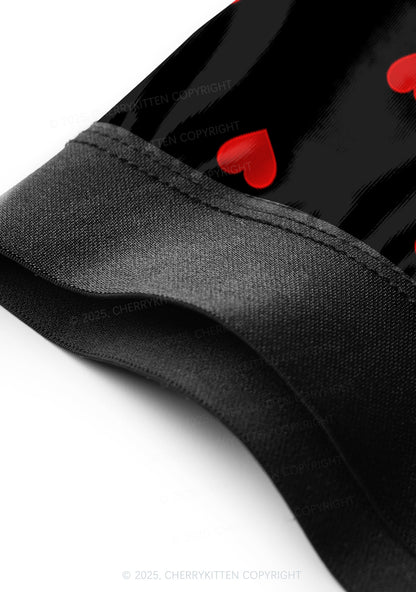 Property Of Custom Valentine's Day Y2K Print Couples Boxer Thong Set Cherrykitten