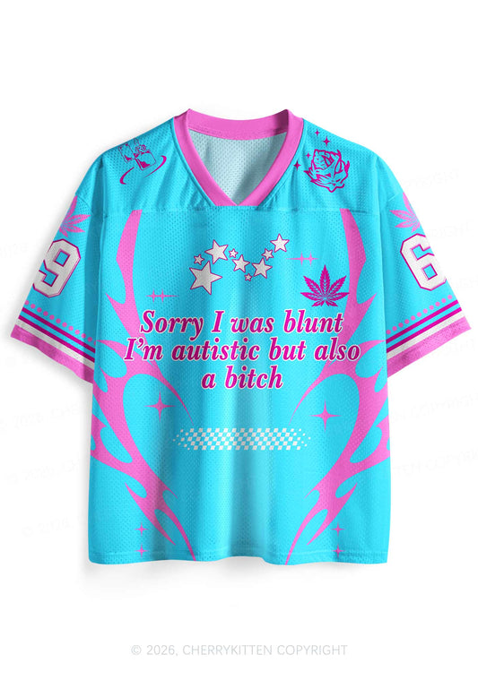Sorry I Was Blunt Y2K Sport Jersey Shirts Cherrykitten