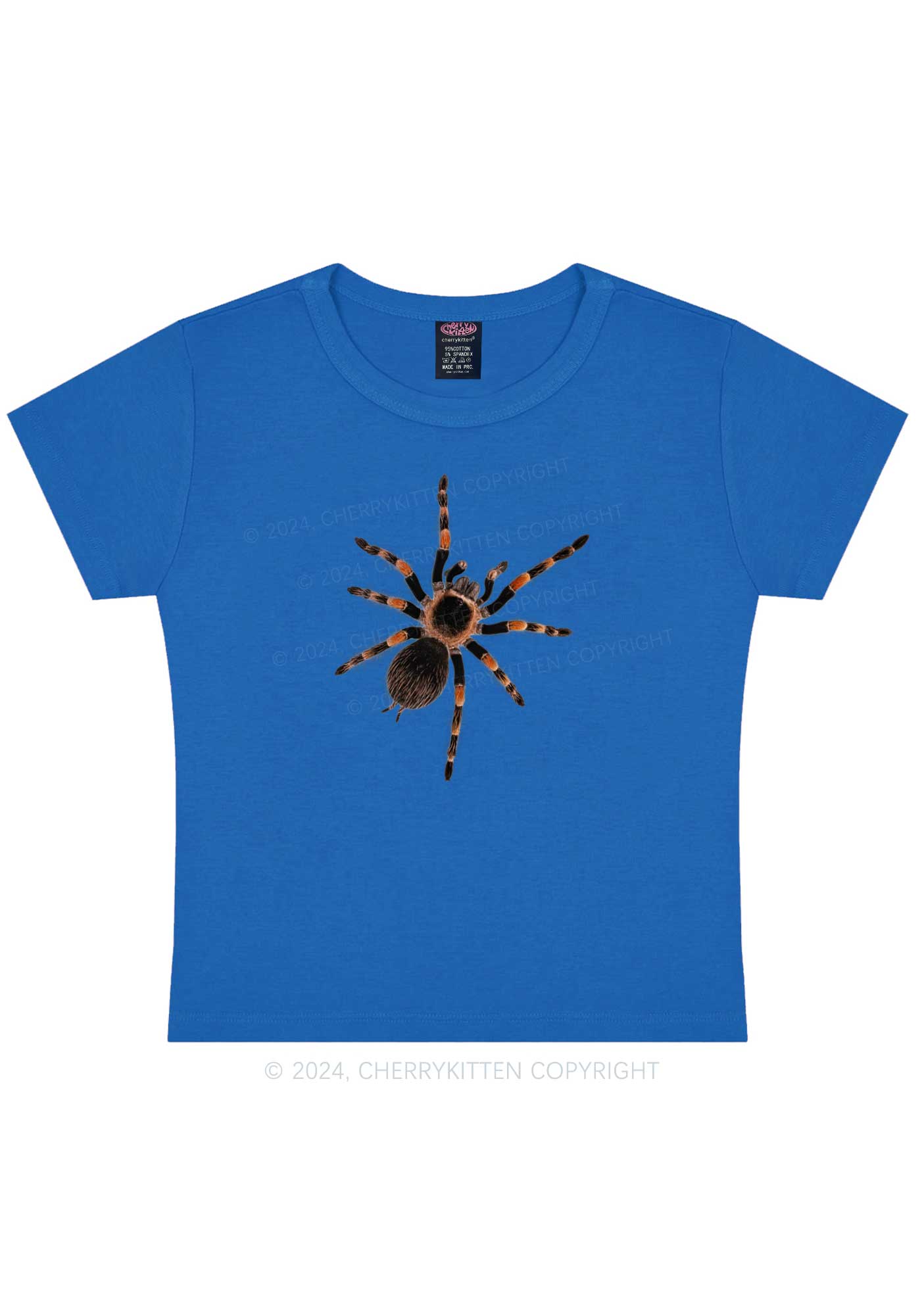 Mexican Red Knee Tarantula Y2K Baby Tee Cherrykitten