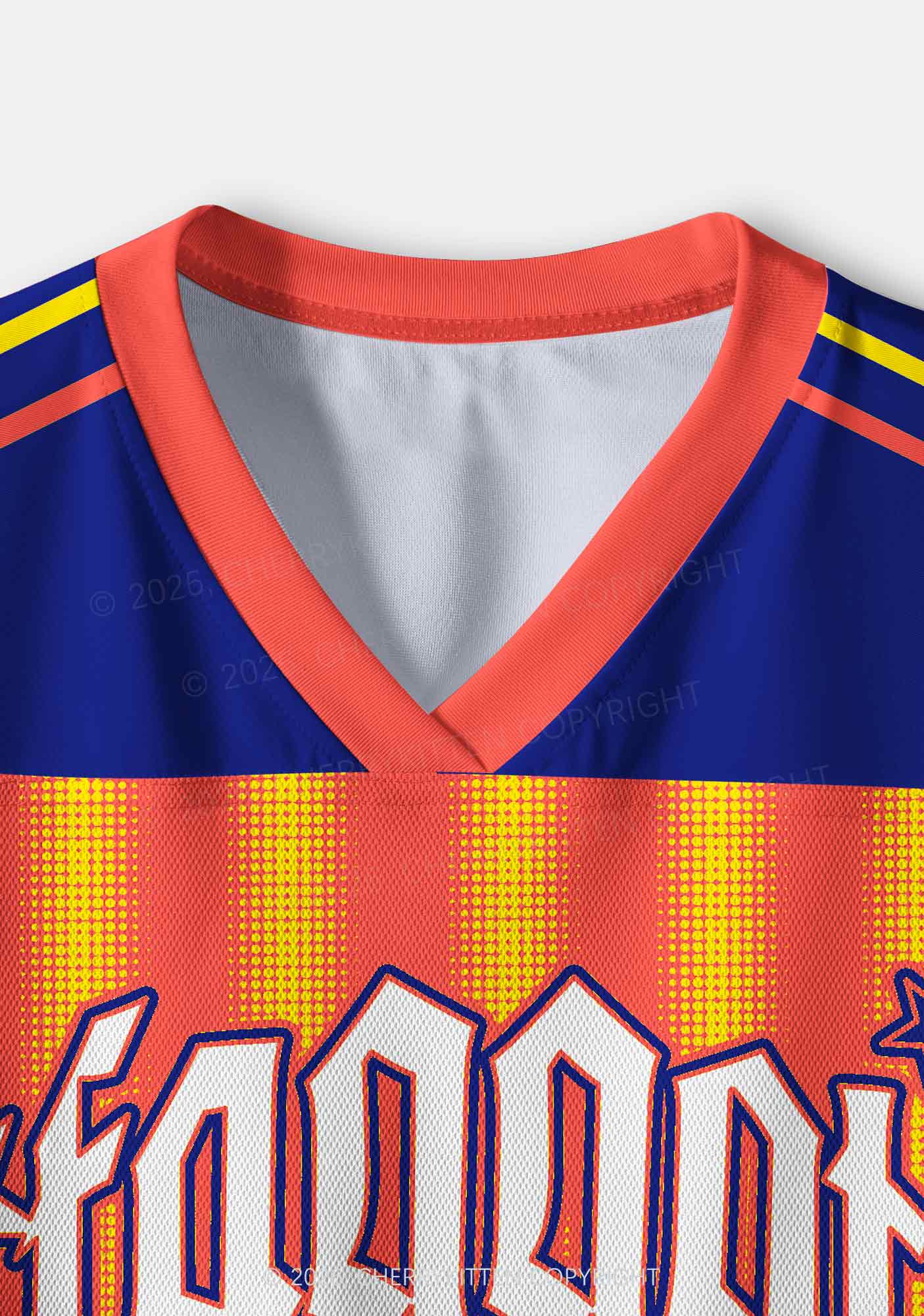 Faggot Orange Yellow Stripes Pride Y2K Crop Sport Jersey Shirts Cherrykitten