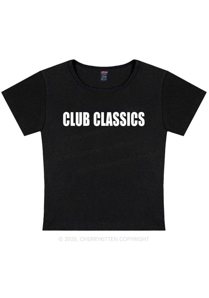 Club Classics Y2K Baby Tee Cherrykitten